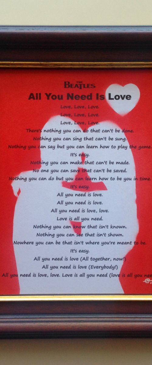 ALL YOU NEED IS LOVE by Segutoart
