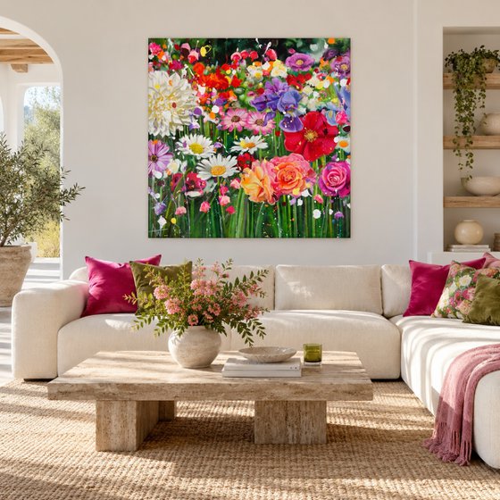 you made the flowers dance