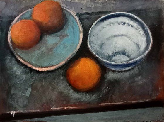 Still life with Oranges
