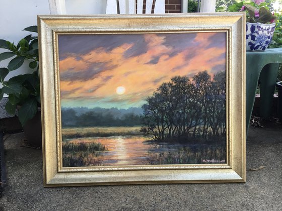 STORMY MARSH MORNING