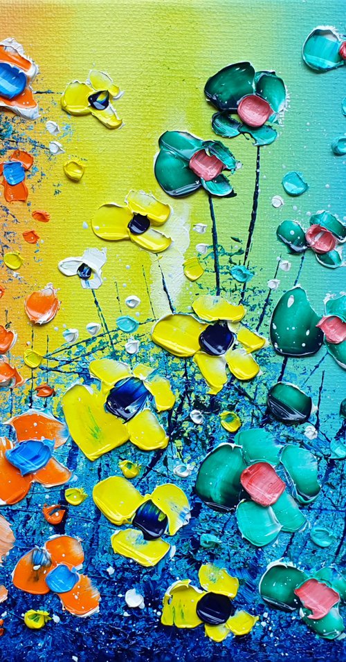"A Never Ending Rainbow" - Flowers in Love by Phil Broad