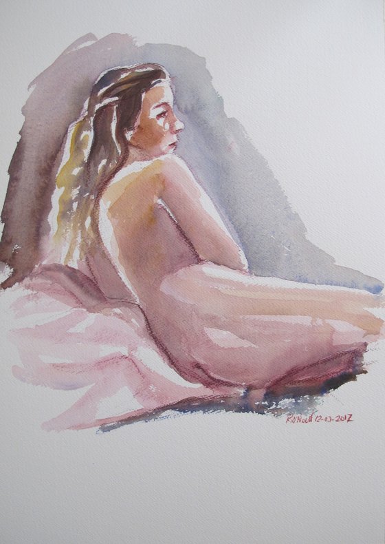 reclining female nude