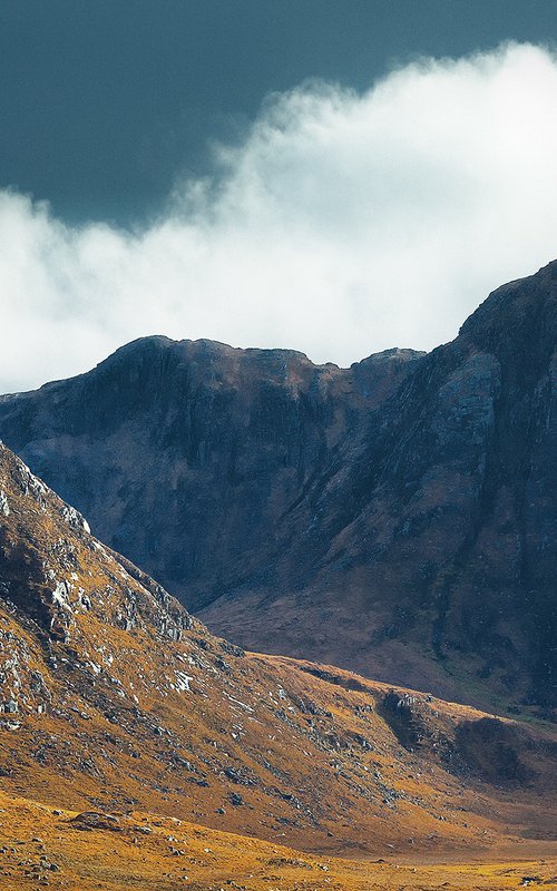 Poisoned Glen in County Donegal, Ireland - Landscape Art Photo by Peter Zelei