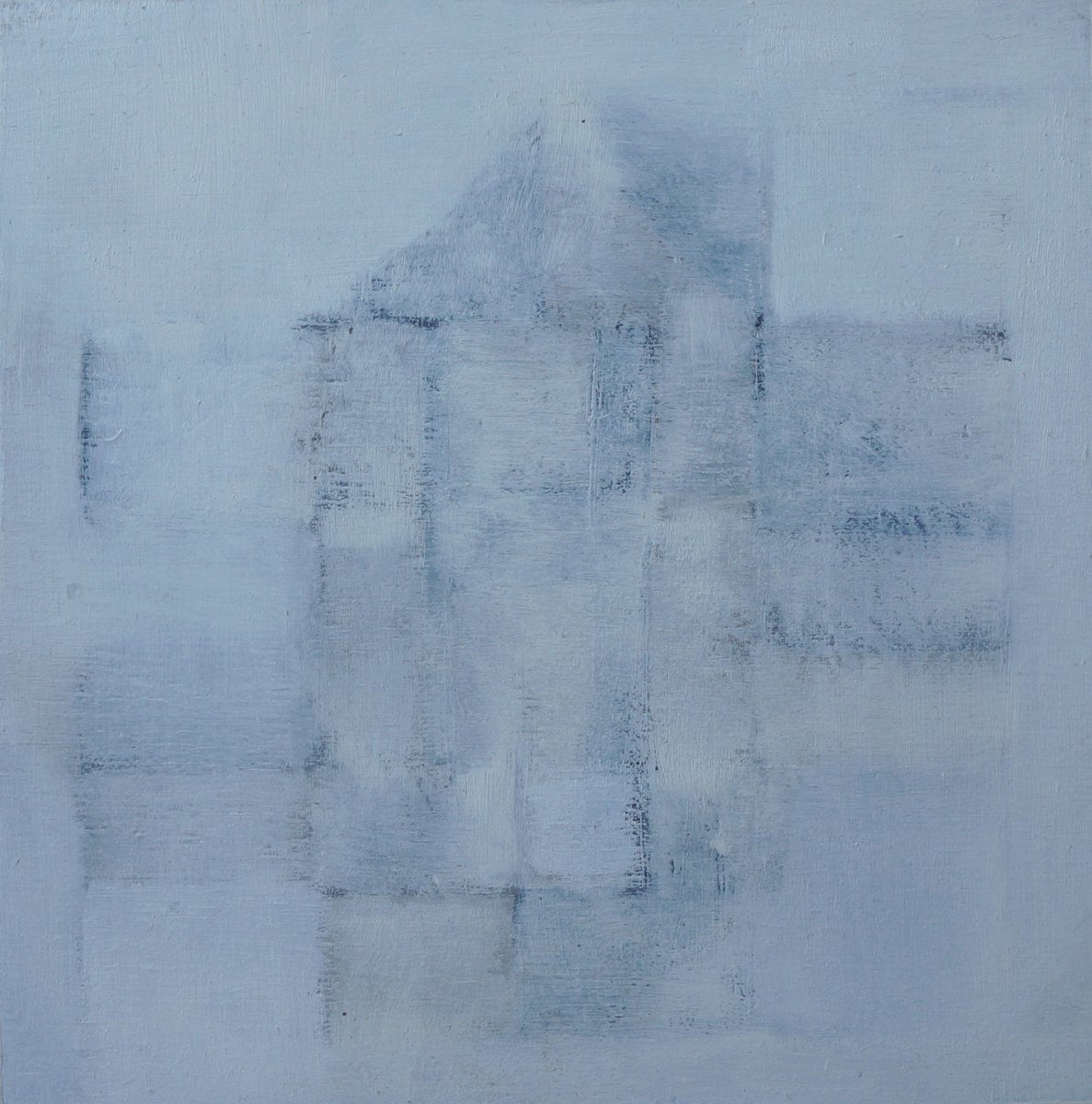 Geometric Abstract Oil Painting By Anna Jannack, 5 X 5, Squares Mini V, Original Artwork