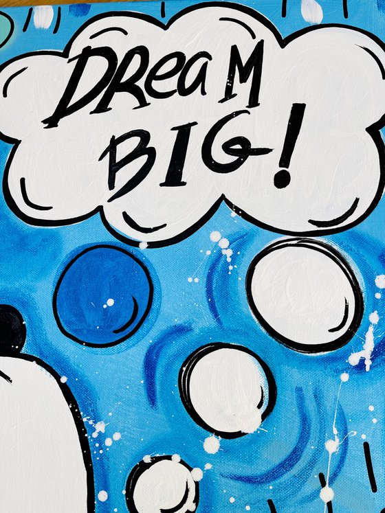 Dream Big (100x100cm) Ready to hang