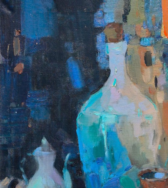 Bottle and Lamp