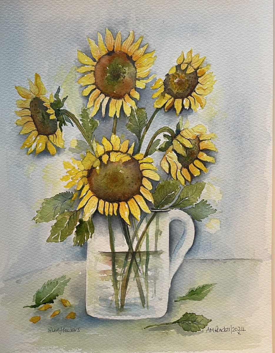 Sunflowers by Angela Rendall