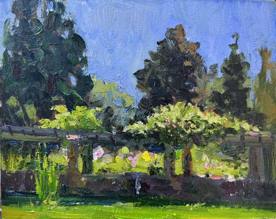 Spring Morning in the Garden