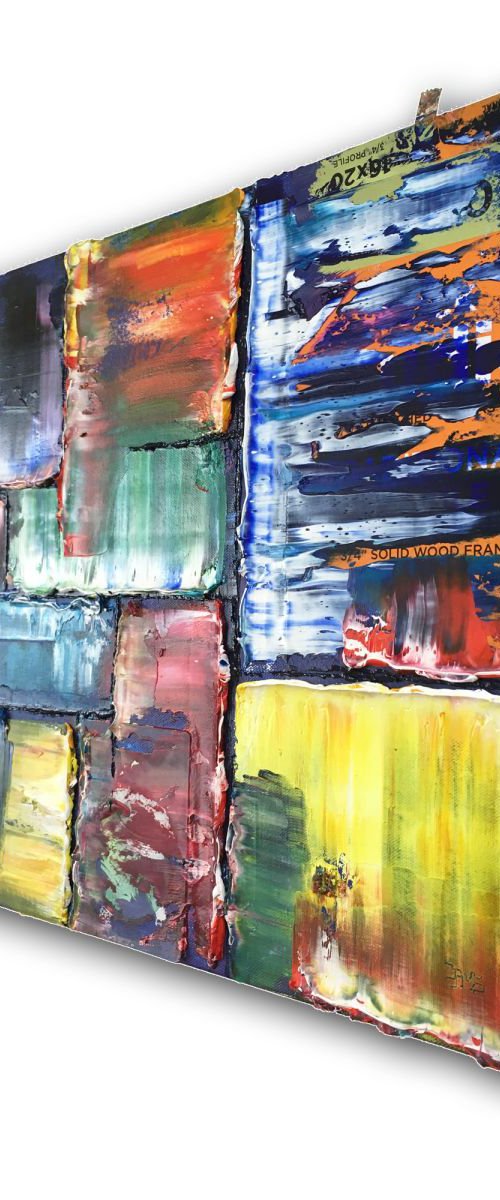 "Throw Me Away" - Original PMS Oil Painting On Canvas - 20" x 16" by Preston M. Smith (PMS)