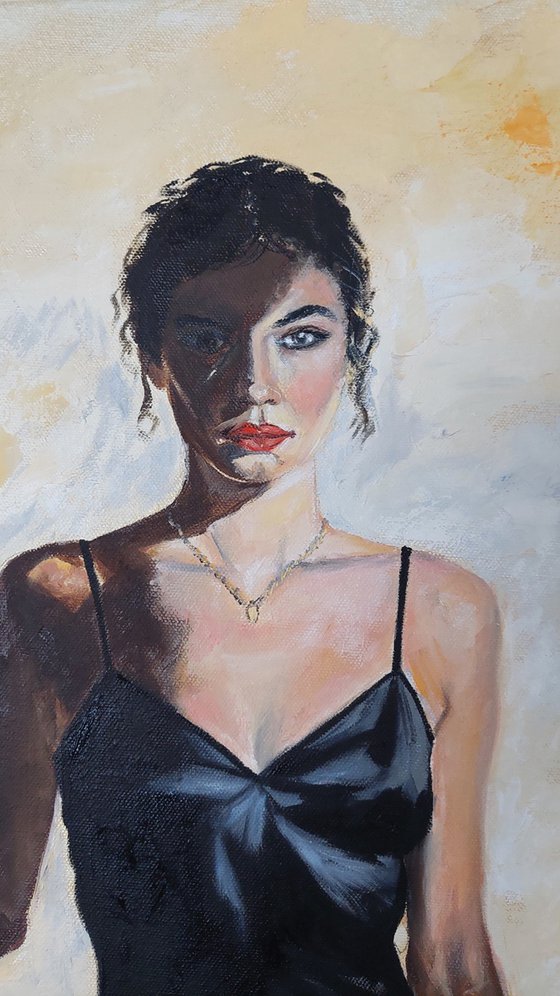 White Tiger, Black Dress