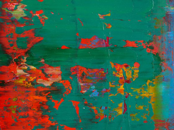 50x70 cm | 19.5x27.5″ Abstract Landscape Painting Original canvas art