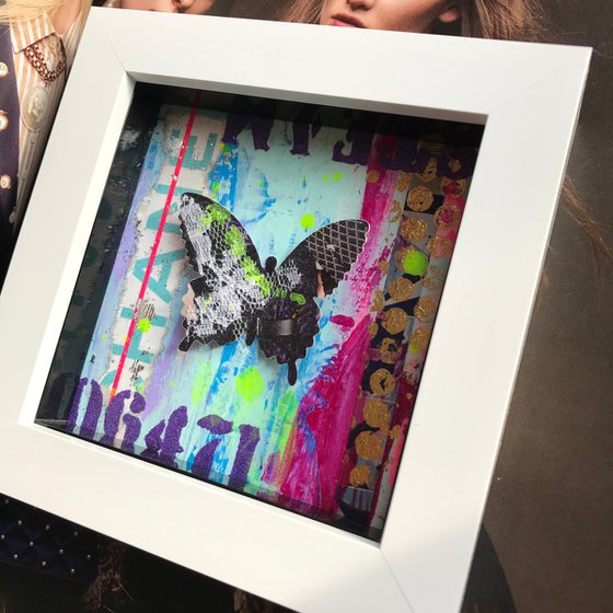 Mini Beauty  No12 - Abstract Butterfly in Box