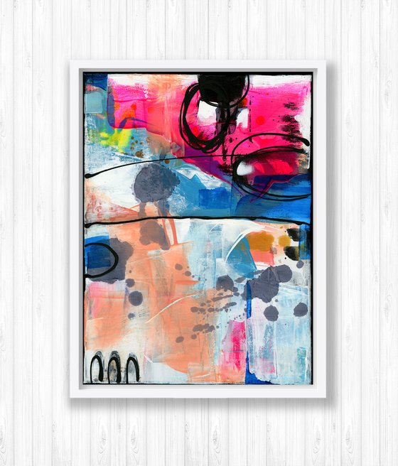 Enjoy Life 6  - Abstract Painting  by Kathy Morton Stanion