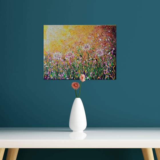 Abstract Windflowers - Home Decor