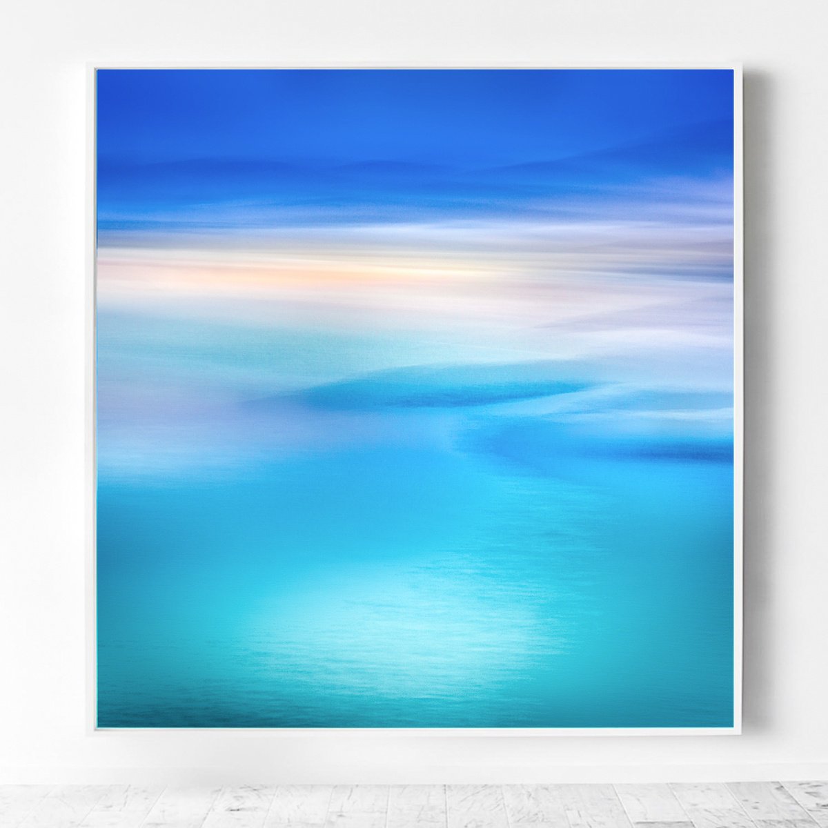 Abstract Landscape Photograph By Lynne Douglas, 60 X 60", Hebridean Poem, Isle Of Harris, Original Artwork