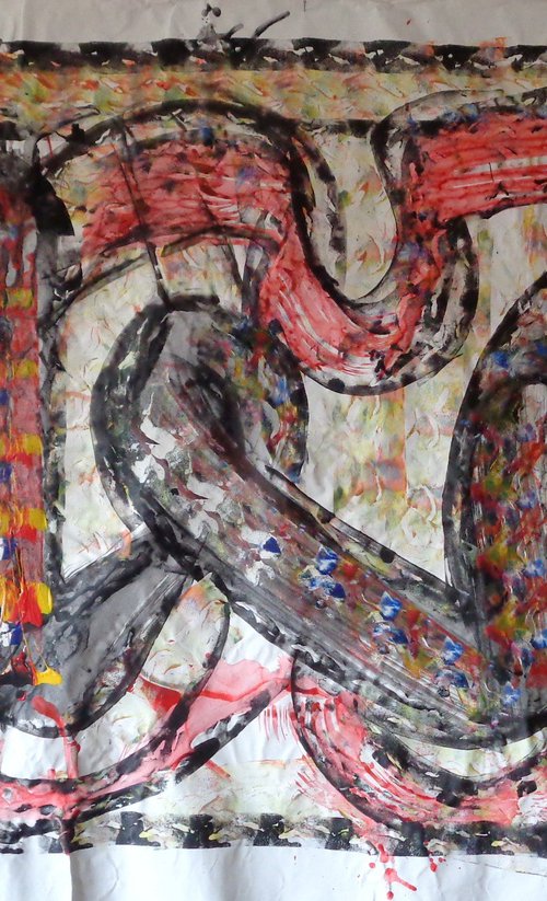 abstract-painting by Heinz Theuerkauf