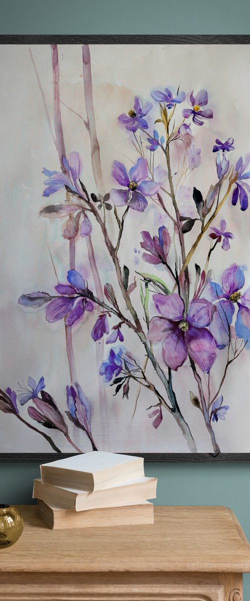 Lavender Flow by Maria Kireev