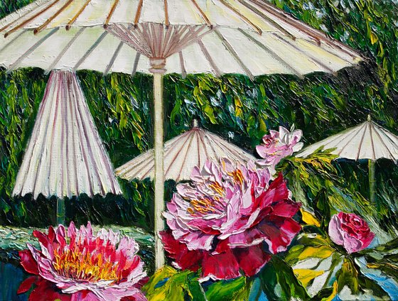 Umbrellas for Peonies