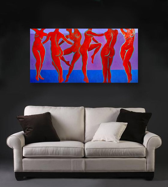 FRIEZE - DANCING NUDES