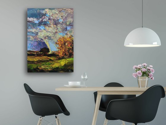 Landscape With Rainbow