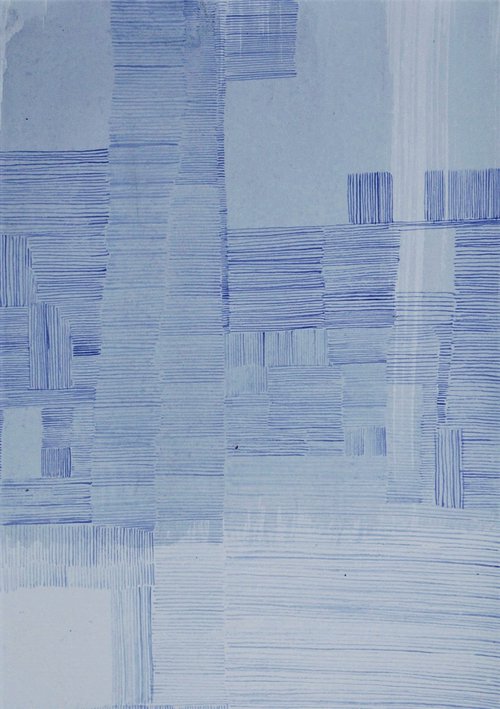Blue Lines II by Anna Jannack