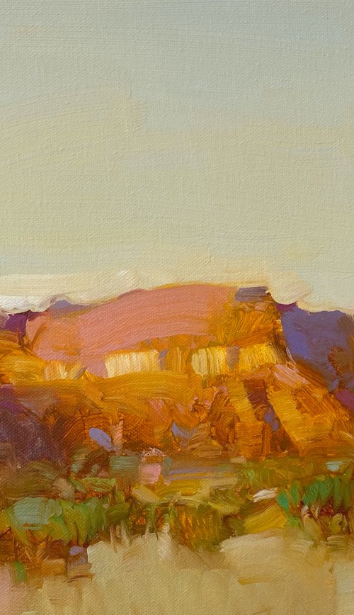 Canyon, Original oil painting, Handmade artwork, One of a kind by Vahe Yeremyan