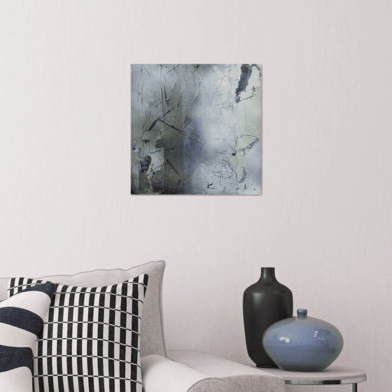 The calligraphy of the serenity light abstract painting by O KLOSKA