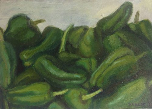 Little green peppers from Padron by Anyck Alvarez Kerloch