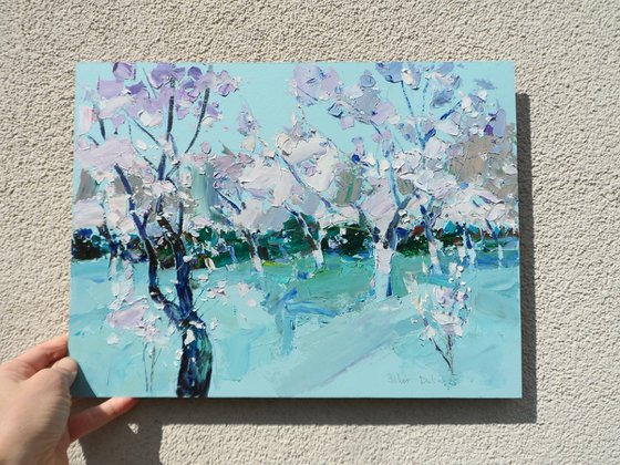 "  Gardens are blooming "