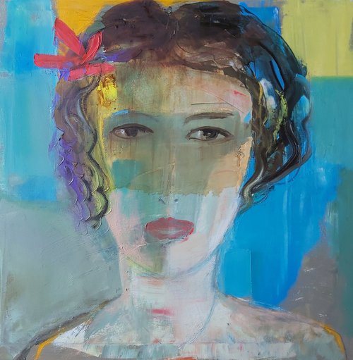 Portrait of girl by Victoria Cozmolici