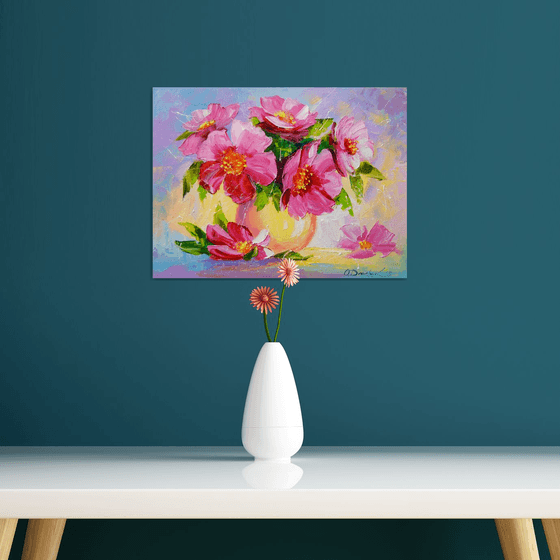 Bouquet of flowers in a vase