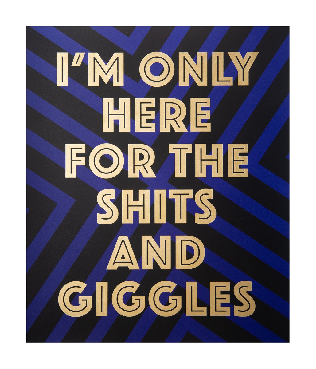 GIGGLES.. (Black/Blue) by AAWatson