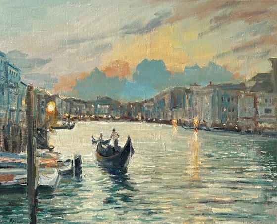 Twilight in Venice