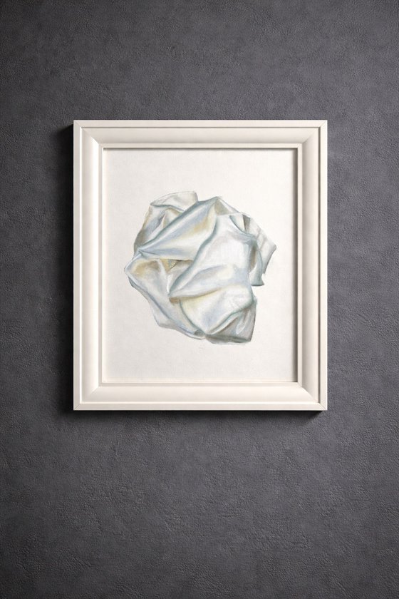 Satin White On White