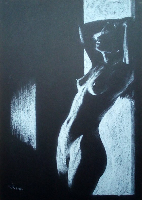 Nude noir #245 (21X29)cm