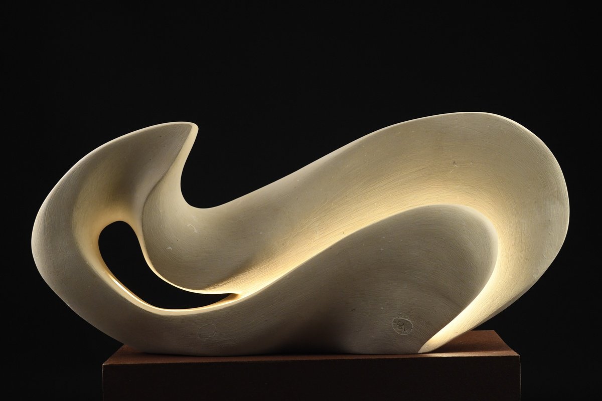 Abstract Stone Sculpture By Andrea Serra, 35 X 15, Selvaggia, Original Artwork