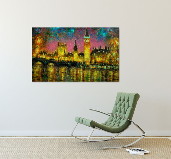 House-of-Parliament-London 48x30 inches