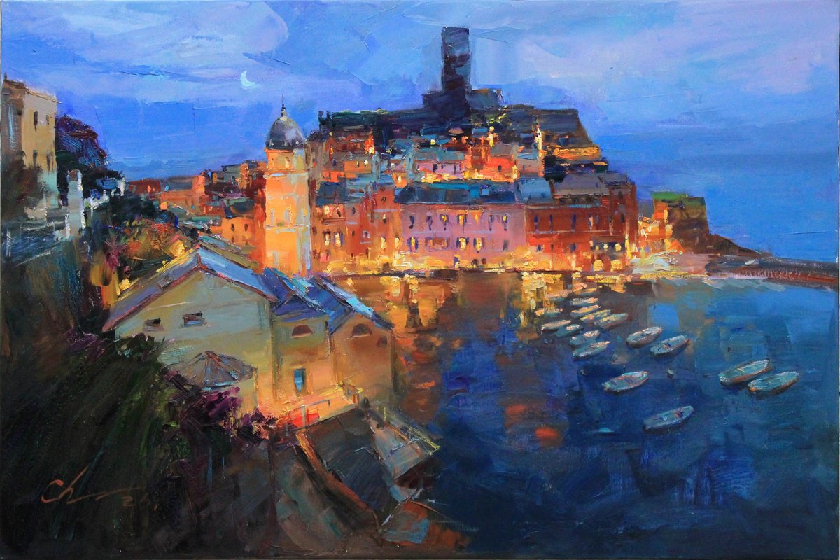 Vernazza Cinque Terre by Sergei Chernyakovsky