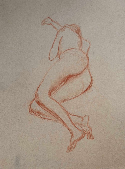 nude drawing 11 by Anna Bogushevskaya