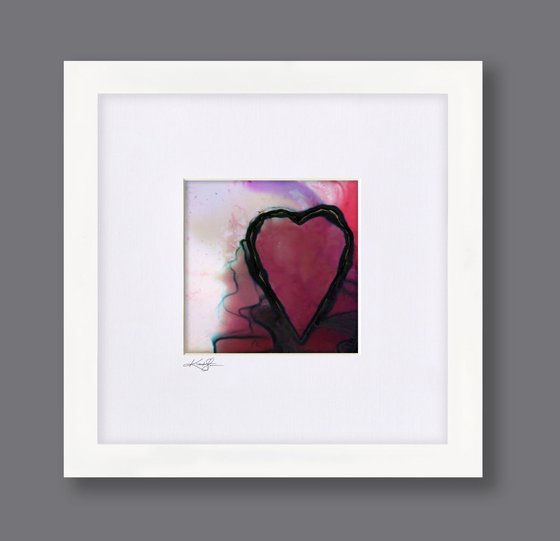 Abstract Heart 1 - Abstract painting by Kathy Morton Stanion