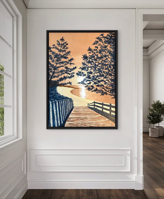 One morning on Kermyl Beach