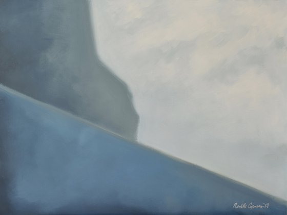 Abstract Landscape - Ocean Cliff 30x40