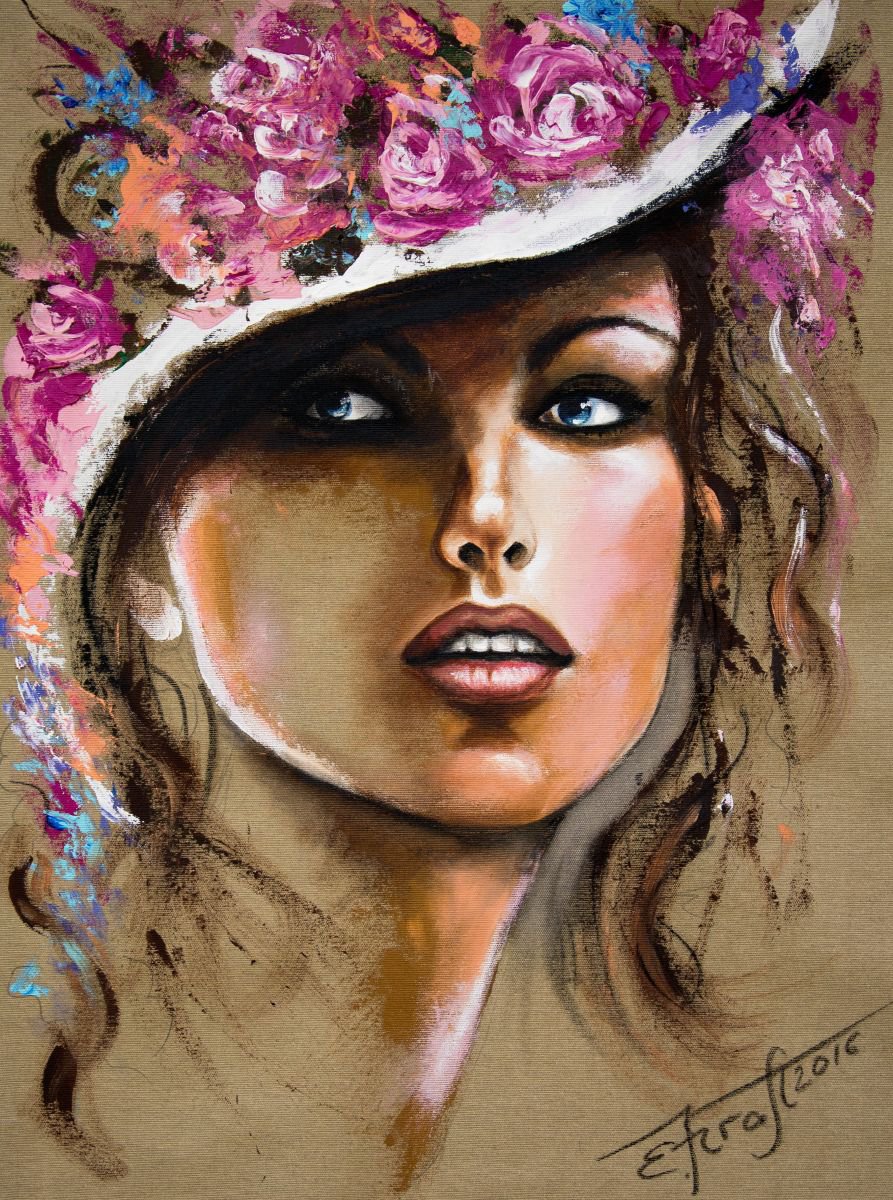 Carelessly By Elena Kraft, 20 X 28, Artwork For Sale On Artfinder