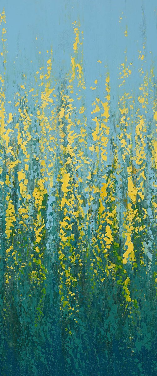 Yellow Flower Field by Suzanne Vaughan