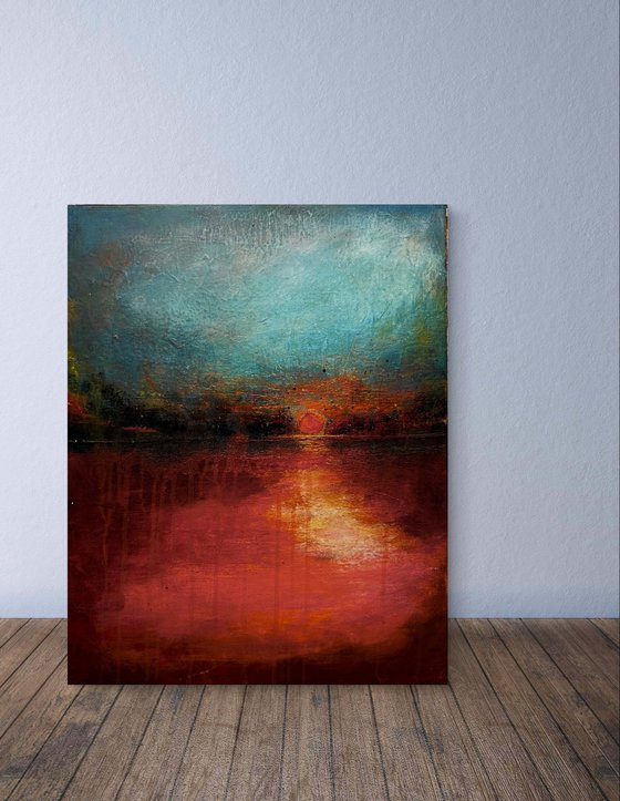 Sunset in the mountains