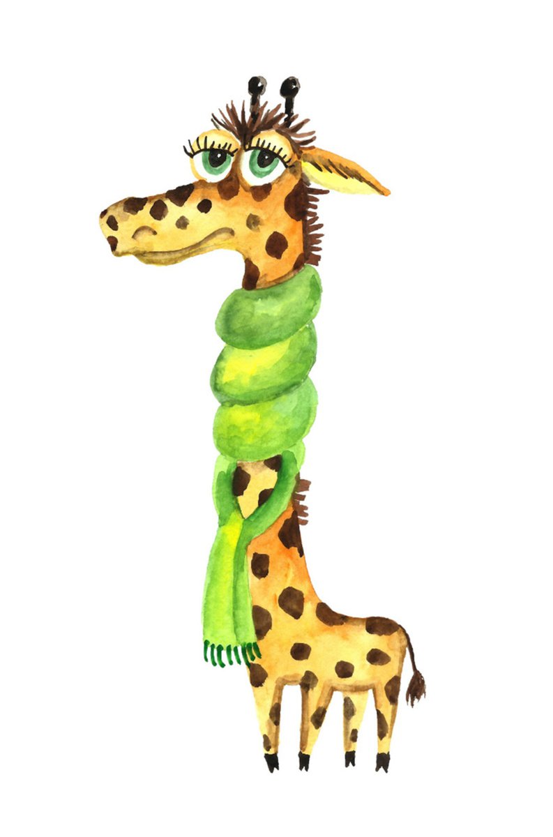 Giraffe by Elena Razina