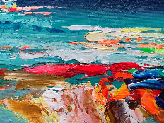 Horizon of Hope/Abstract Sunset Art