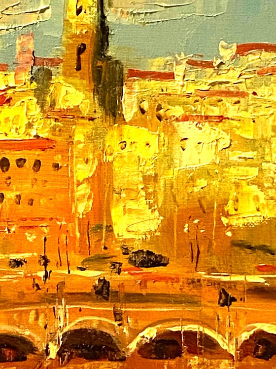 Menton Sunset Impression-gave