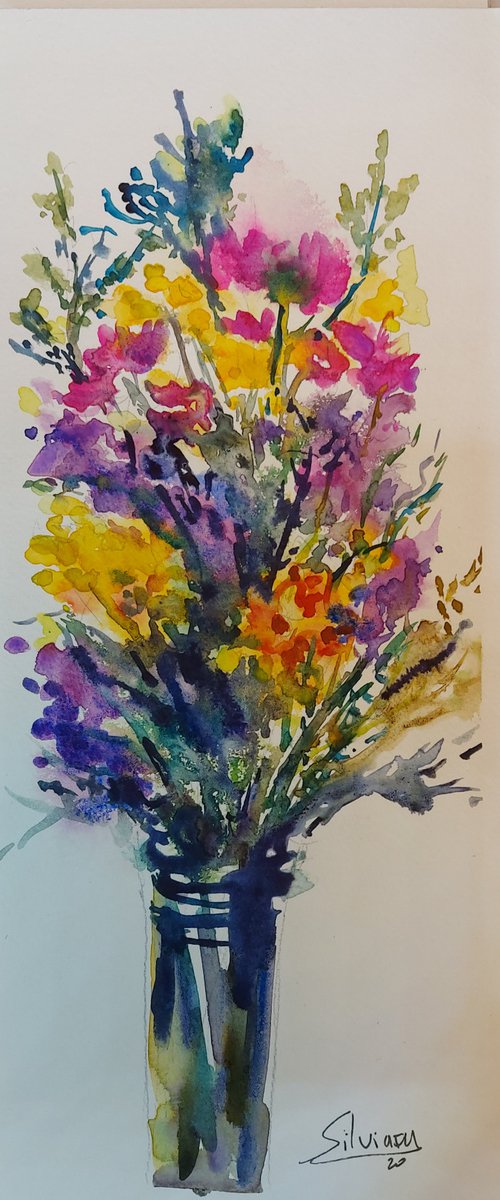 Flower bouquet by Silvia Flores Vitiello