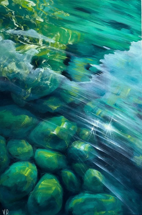 Emerald stones by Valeria Ocean